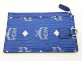 Mcm Aren Surf The Web Blue Visetos Card Holder Do0725crde