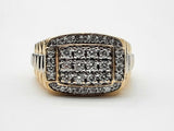 Approx 1.12 Ctw Diamonds 10k Yg Ring Size 10 Do0724porde