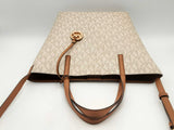 Michael Kors Hayley Large Convertible Tote Bag In Vanilla Fw0924pxsa