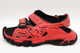 Balenciaga Red Track Sandals Size 8 Eb0526lxzde