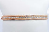 Van Cleef & Arpels Perlee Diamond Bangle Bracelet 18k Rose Gold 23.8g Eb924lwrxdu