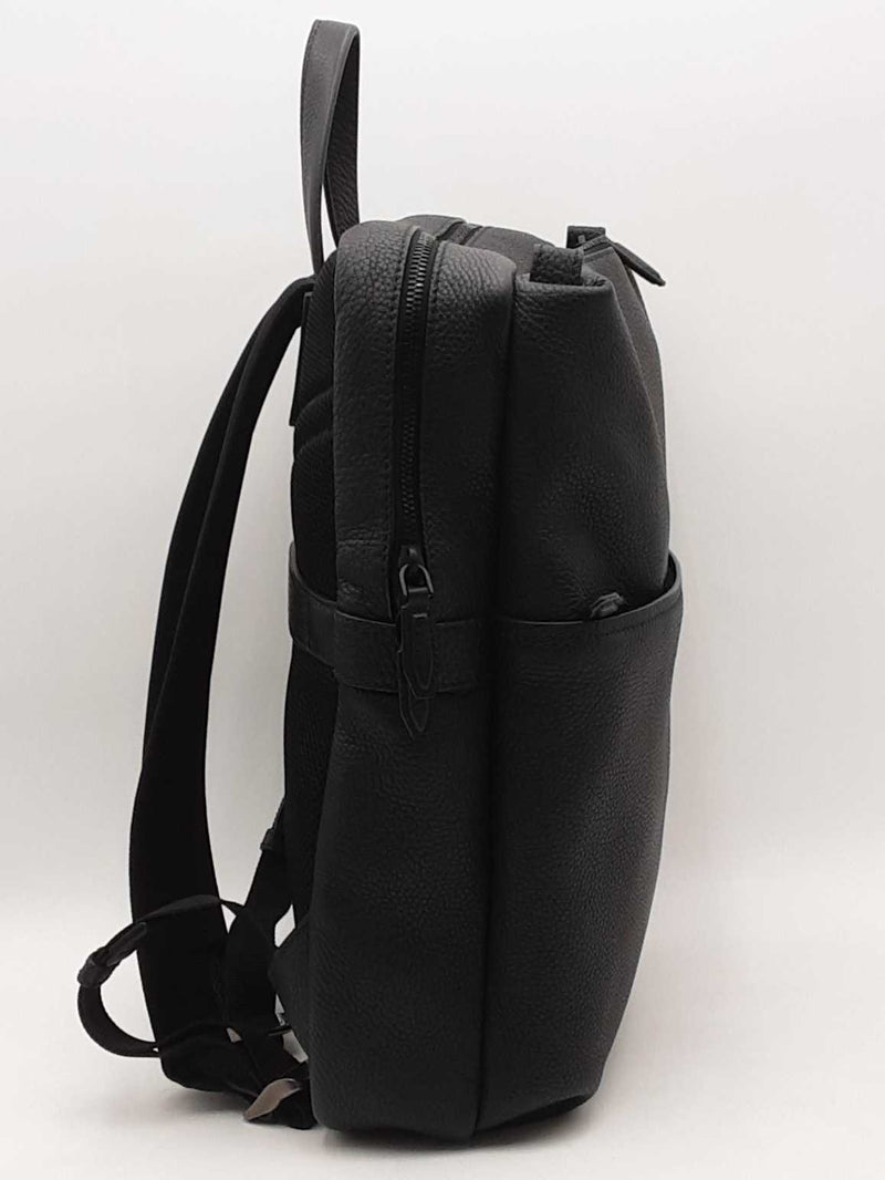 Salvatore Ferragamo Leather Backpack Black Aa0825wxzsa