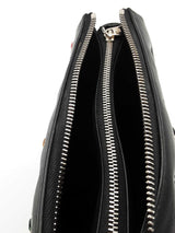 Louis Vuitton Crystal Embellished Black Lambskin Monogram Coussin Eb1225loxzde