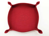 Hermes Mises Et Ralances H Evelyn Red Felt Snap Tray Collectible Do1025lrxde
