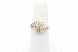 0.38cttw Diamond Ring In 14k Yellow Gold 3.4 Grams Size 5.25 Eb0926worsa