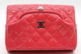 Chanel Quilted Pink Patent Leather Kiss Lock Front Pocket Crossbody Eb1025lexzde