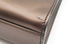 Gucci Tom Ford Metallic Leather Convertible Top Handle Clutch Sd0626lzxdu
