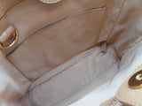 Chanel Tan Quilted Caviar Leather Shopping Tote Shoulder Bag Do0626crxde