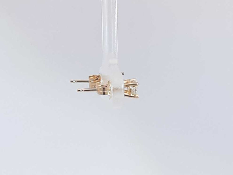 0.30 Cttw 14k Yellow Gold Double Stud Earrings 0.6 Grams Aa0825oxzsa
