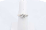 Round Diamond Approx. 1.01ctw Ring In 14k Yellow Gold 3.5g Size 6 Eb0424crxsa