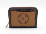 Louis Vutton Portefeuille Lou Wallet In Monogram & Reverse Canvas Fw1026pzxdu