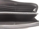 Christan Dior Logo Zip Wallet Black Aa1026wzxsa