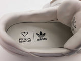 Prada X Addidas Forum Low Triple White Sneakers Size 7.5 Us Sd0725lrzde