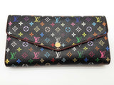 Louis Vuitton X Murakami Sarah Black Multicolor Monogram Wallet Do0926lorde