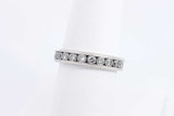 Approx. 0.7ctw Diamond Ring In 14k White Gold 3.4 Grams Size 7.25 Eb1124lrxdu