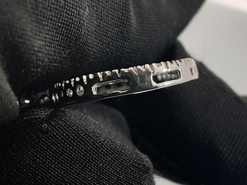 0.58 Cttw Diamond & 10k White Gold Open Heart Pendant 2.6 Grams Fw0625lrzdu