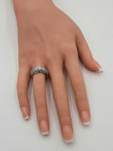 2.13 Cttw Diamond & 14k White Gold Engagement Ring 5.7g Size 7.25 Fw0925lprxdu