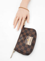 Louis Vuitton Trunks & Locks Mini Pochette In Damier Ebene Canvas Fw0626lcrdu