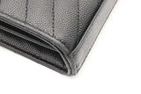 Yves Saint Laurent Matelasse Chevron Quilted Wallet With Chain Eb0726orxsa