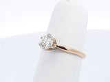 Approx. 0.45ctw Round Diamond Ring In 14k Yellow Gold 1.8g Size 4.5 Eb0824orxsa