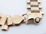 10k Yellow Gold Link Bracelet 12 Grams 7.5 Inch Eb0326ixzsa