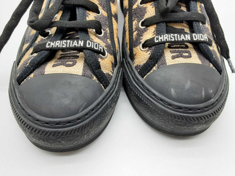 Christian Dior Walk N Dior Leopard Print Sneakers Size Eu 36.5 Do0924loxde