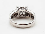0.94 Cttw Natural Diamonds 14k White Gold 5.1g Ring Size 4.75 Do0226pxzde