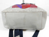 Alexander Mcqueen Multicolored Skull Gray Canvas Backpack Sd0925wrzde