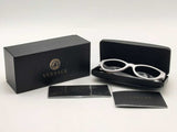 Versace 4398 Cat Eye White Sunglasses Aa1025rzsa