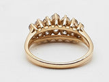 0.64 Cttw Natural Diamonds 14k Yellow Gold 3.4g Ring Size 6.75 Do0726orxde