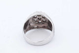 0.7cttw Diamond Ring In 10k White Gold 5.9 Grams Size 5.5 Eb0825pxzde