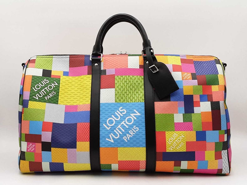 Louis Vuitton Keepall Bandouliere 50 In Multicolor Damier Graphite Fw1025wzxzdu