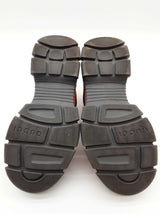 Gucci Flastrek Journey Gray Orange Shoes Size Gucci 38 W Do0625lxzde