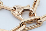 Cartier Santos De Cartier 18k Yellow Gold Paperclip Link Necklace Eb0526exxzdw