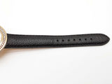 Fendi My Way White Dial Black Leather Band Steel Quartz Watch Do0825wxzde