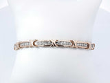 3.0 Cttw Diamond Tennis Bracelet In 10k Yellow Gold 10.1 Gram 7 Inch Fw0626crxdu