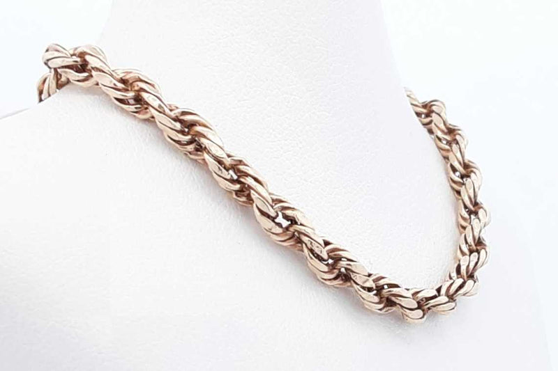 10k Yellow Gold Rope Chain 10 Grams 31 Inch Lh0824lrxde