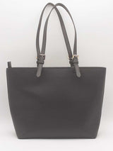 Michael Kors Jet Set Medium Pebbled Leather Black Handbag Aa0526rzsa