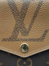 Louis Vuitton Sarah Wallet In Giant Monogram Reverse Coated Canvas Fw0726lwrdu