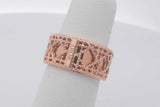 Christian Dior My Dior Cannage 18k Rose Gold Ring 5.6 Grams Size 49 Eb0326loxzde