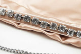 Jimmy Choo Satin Drawstring Mini Cystal Embellished Top Handle Bag Eb0426lrxsa