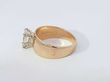 1.50 Cttw Diamond Solitaire 14k Yellow Gold Ring 7.5 Grams Size 9 Aa0925opxzsa
