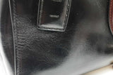 Versace Roomy Black Leather Boston Bag Eb0926rxzde