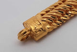 23k Yellow Gold Macaroni Link Bracelet 30.3 Grams 6.25 Inch Eb0526wxxzsa
