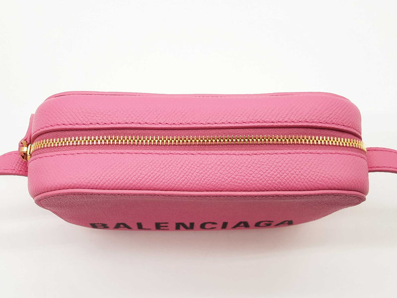 Balenciaga Everyday Camera Bag Xs Pink Calfskin Leather Sd1025worde