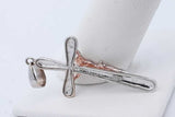 18k White Gold Crucifix Pendant 3 Grams Eb0926oxzde