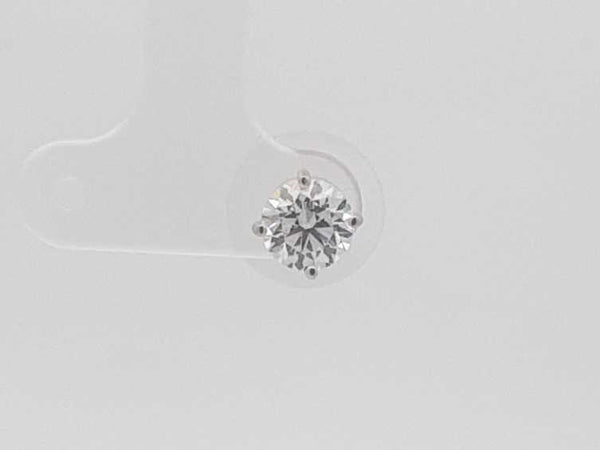 1.03ctw Diamond 14k White Gold Single Stud Earring 0.7 Grams Sd0525lozxsa