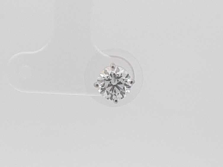1.03ctw Diamond 14k White Gold Single Stud Earring 0.7 Grams Sd0525lozxsa
