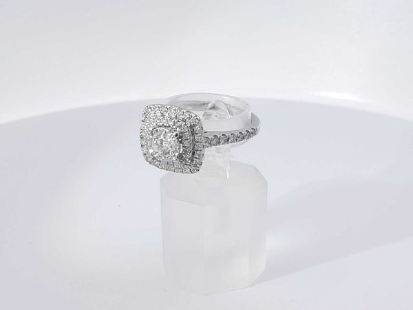 0.34 Cttw Diamond 14k White Gold 3.7 Grams Ring Size 7 Aa0825wxzsa