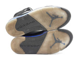 Nike Air Jordan 5 Retro "Racer Blue" Sneakers In Black Suede Size 10 Fw00625izdu